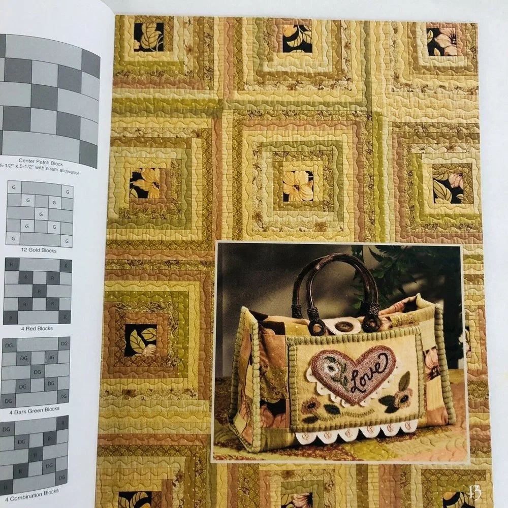 Daylily Days Need’l Love Patterns‎ Quilts Wool Appliqué Punchneedle Booklet